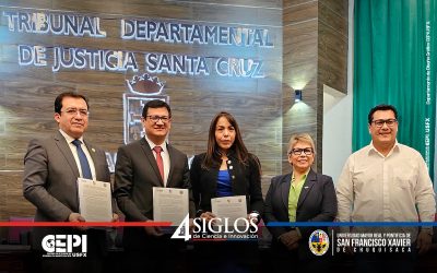 Forjando Defensores del Medio Ambiente: Universidad San Francisco Xavier a través del CEPI y Tribunal Agroambiental firman Convenio para el Diplomado en Derecho Forestal y Defensa Legal del Medio Ambiente