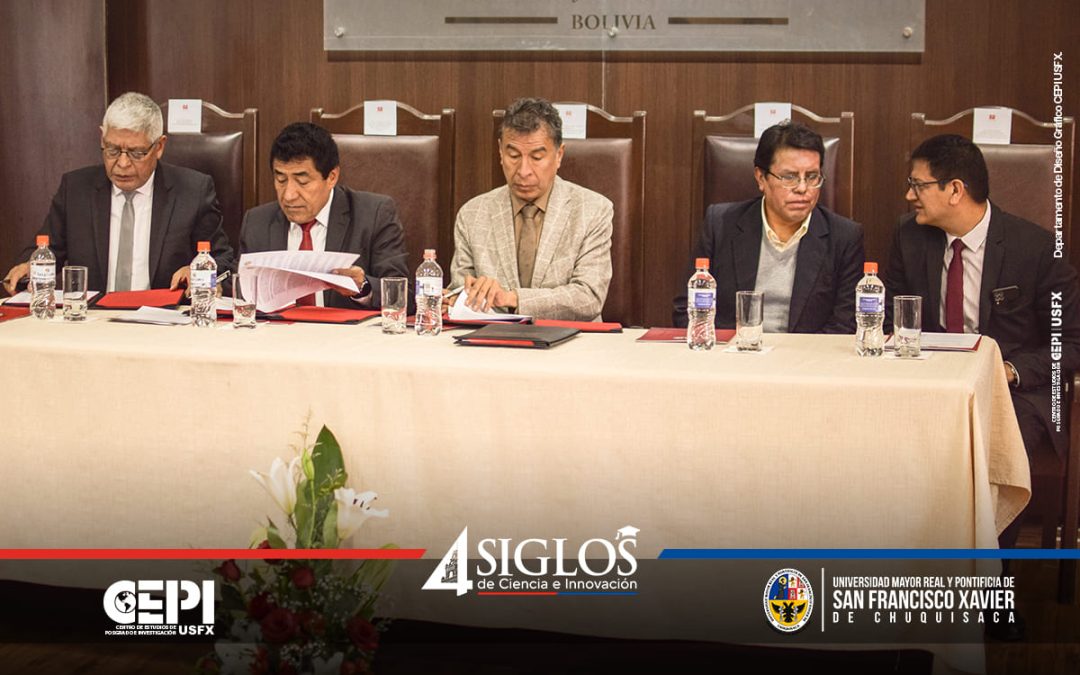 Nueva Alianza Académica: Escuela de Jueces del Estado y la Universidad San Francisco Xavier, a través del CEPI, Firman Convenio Interinstitucional para el “Diplomado en Tutela Judicial con Enfoque en Derechos Humanos”