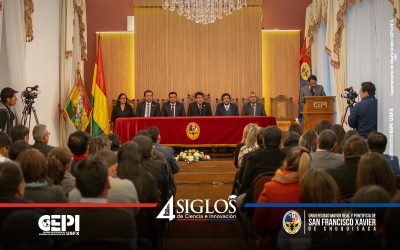 Homenaje a la Excelencia Académica: Ph.D. Filippo Santucci Recibe Reconocimiento de la USFX